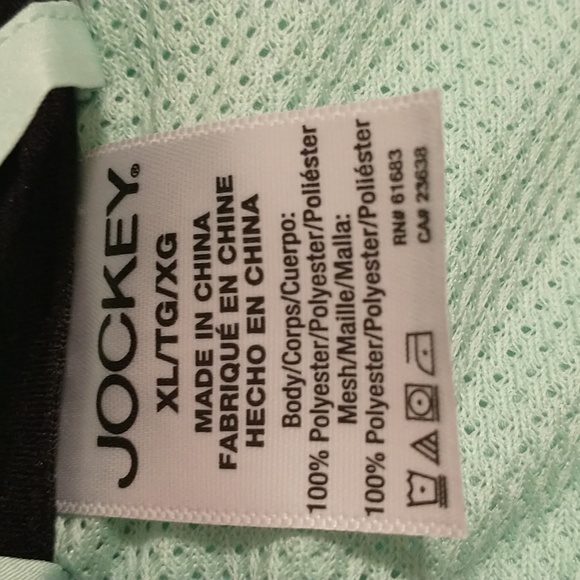 Like new, Jockey lightweight hooded jacket. Worn once. Size XL, mint green. - Picture 6 of 8